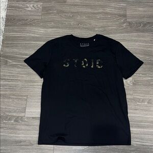 Stoic Black Men's T-Shirt
